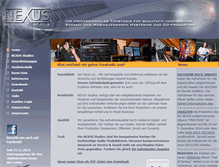 Tablet Screenshot of nexus-studios.de